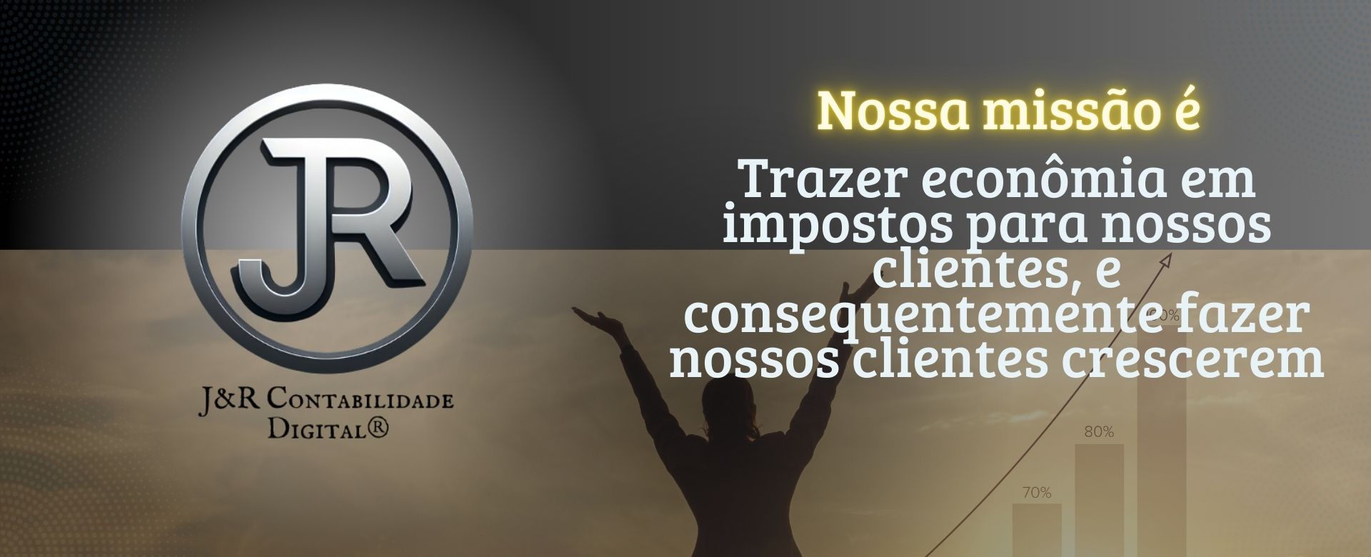 Banner de promoção de serviços contábeis 2